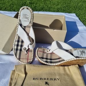 Burberry sandals Espadrilles Wedges